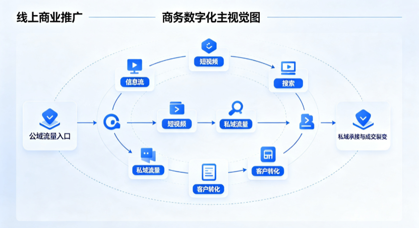 内蒙古线上商业推广怎么做？全域流量闭环搭建与低成本转化实战指南